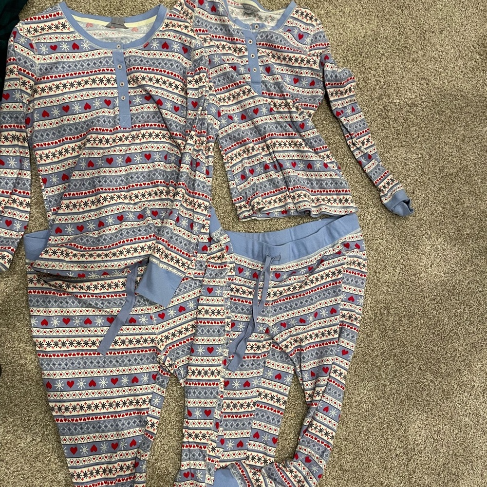 Two pairs of pajamas womens